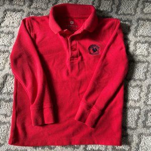 Primrose School Dennis Uniform Long Sleeve Polo SIZE YXS 5-6